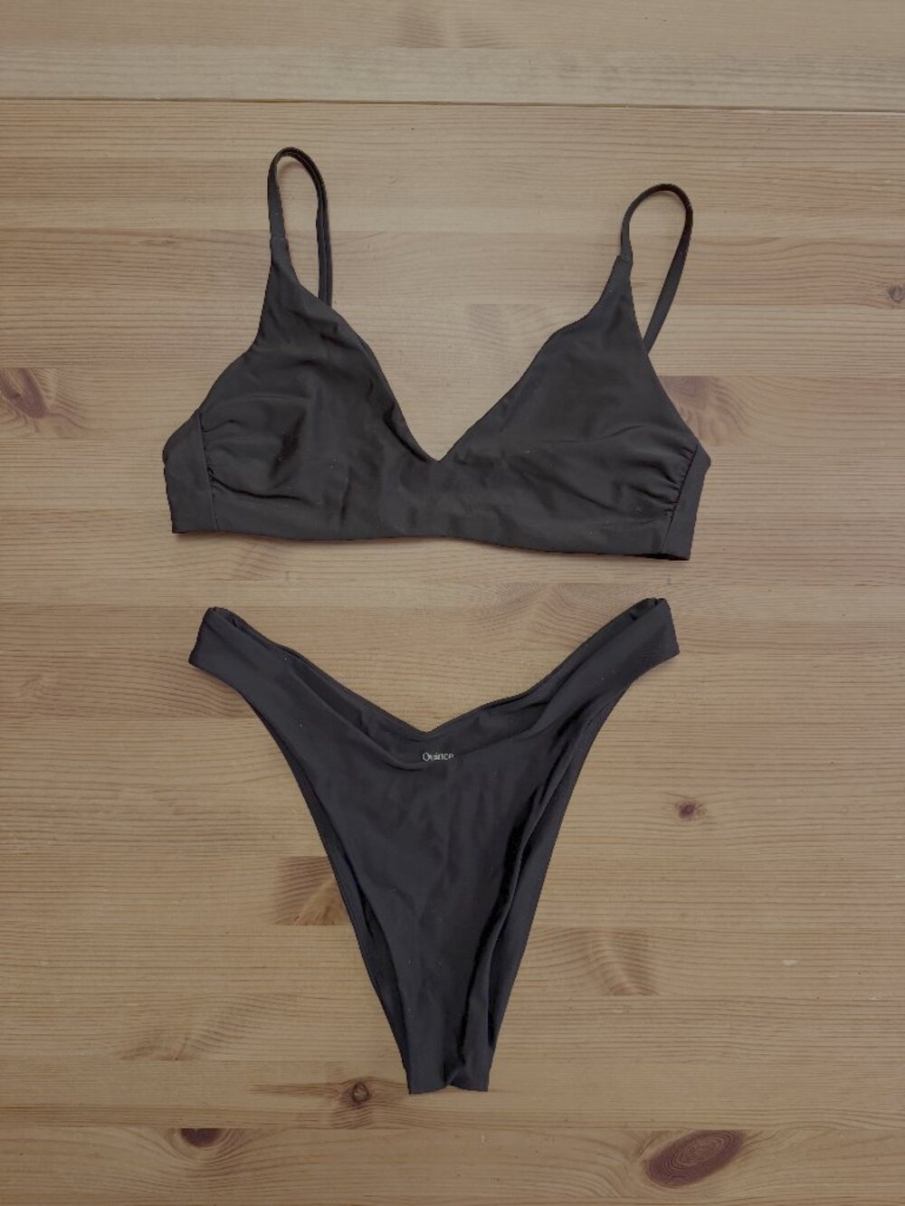 Quince Black Bikini NWOT